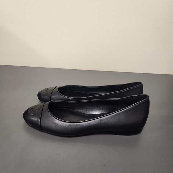 Michael Kors Dylyn Ballet Flats Black Sz 7.5. Excellent Condition - Picture 4 of 9